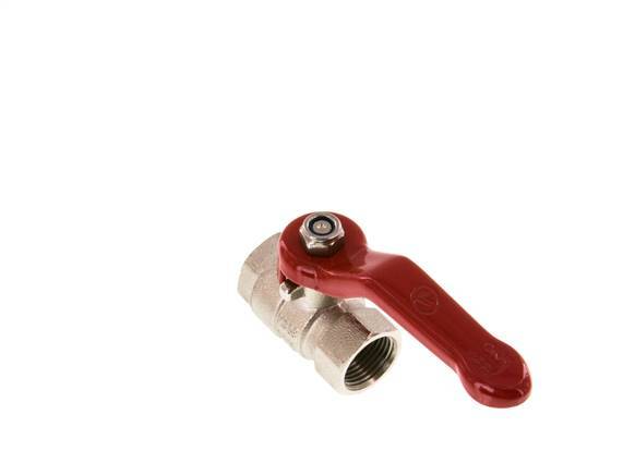 Rp3/8'' 2-Way Ball Valve Brass PTFE/NBR 25 bar - BL2BM