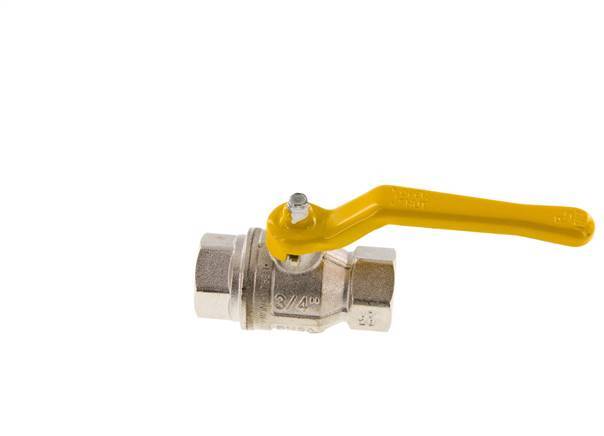Rp 3/4 inch Gas 2-Way Brass Ball Valve