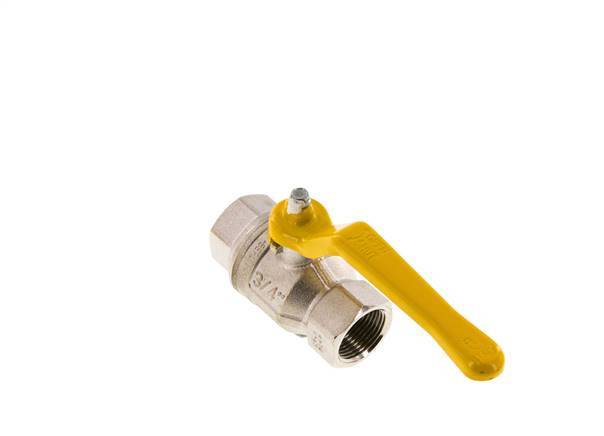 Rp 3/4 inch Gas 2-Way Brass Ball Valve