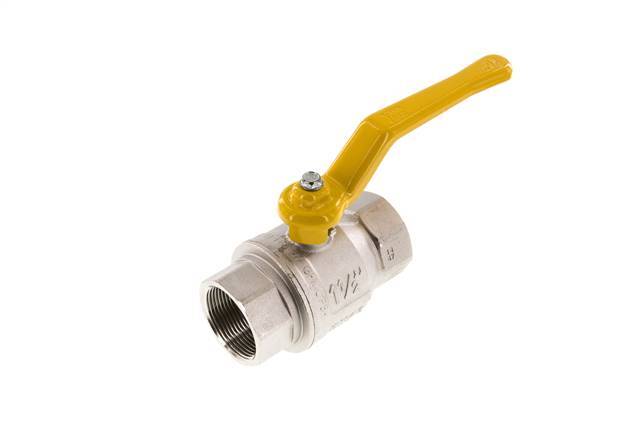 Rp 1 1/2 inch Gas 2-Way Brass Ball Valve
