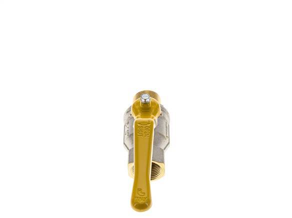 Male To Female R/Rp 3/4 inch Gas 2-Way Brass Ball Valve