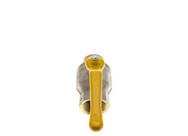 Male To Female R/Rp 1-1/2 inch Gas 2-Way Brass Ball Valve
