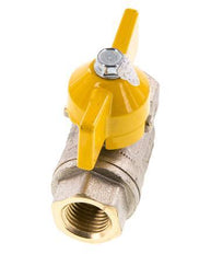Rp 1/4 inch Gas 2-Way Butterfly handle Brass Ball Valve