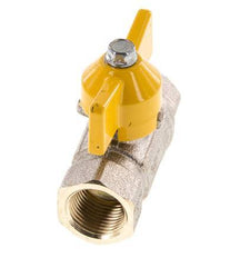 Rp 3/8 inch Gas 2-Way Butterfly handle Brass Ball Valve