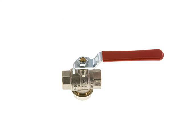 G 1/2 inch Integrated Strainer 2-Way Brass Ball Valve