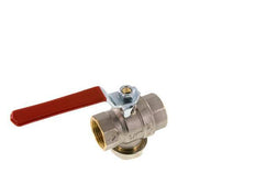 G 3/4 inch Integrated Strainer 2-Way Brass Ball Valve