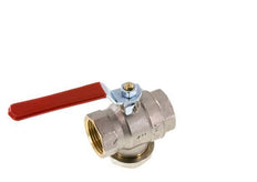 G 1 inch Integrated Strainer 2-Way Brass Ball Valve