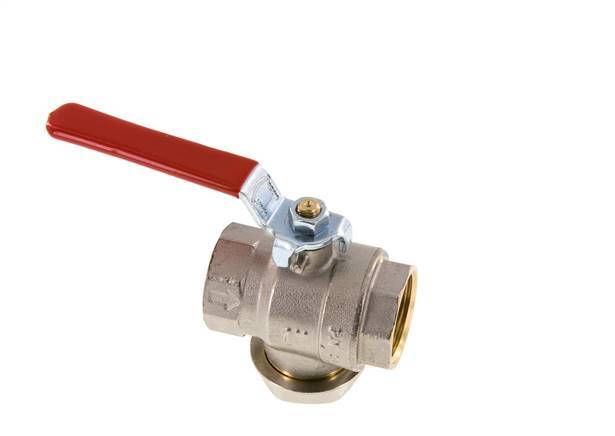 G 1 inch Integrated Strainer 2-Way Brass Ball Valve