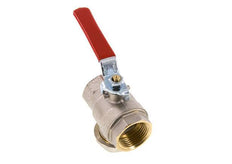 G 1 inch Integrated Strainer 2-Way Brass Ball Valve