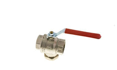 G 1-1/2 inch Integrated Strainer 2-Way Brass Ball Valve