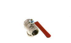 G 1-1/2 inch Integrated Strainer 2-Way Brass Ball Valve