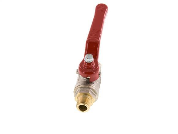 Male To Female R/Rp 1/4 inch 2-Way Brass Ball Valve