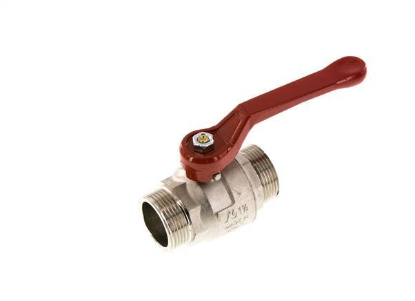 G 1-1/4 inch Male Threaded 2-Way Brass Ball Valve