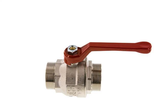 G 2 inch Male Threaded 2-Way Brass Ball Valve