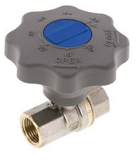 Rp 1/2 inch Soft Close Hand Wheel Gas and Water 2-Way Brass Ball Valve