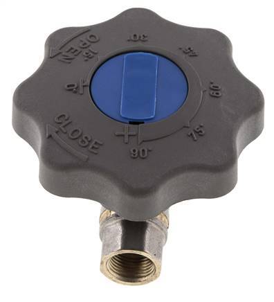Rp 3/8 inch Soft Close Hand Wheel Gas and Water 2-Way Brass Ball Valve