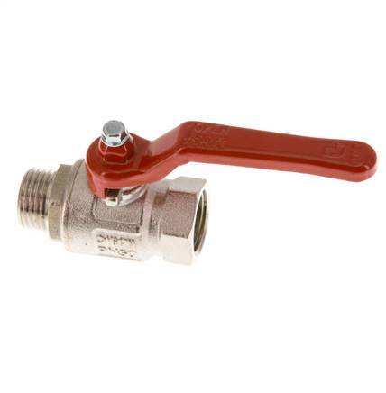 Male To Female G/G 1/2 inch Short Design 2-Way Brass Ball Valve