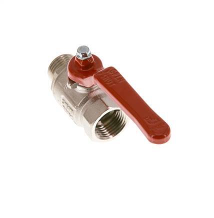 Male To Female G/G 1/2 inch Short Design 2-Way Brass Ball Valve