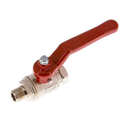 Male To Female G/G 1/4 inch Short Design 2-Way Brass Ball Valve