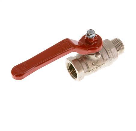 Male To Female G/G 3/8 inch Short Design 2-Way Brass Ball Valve