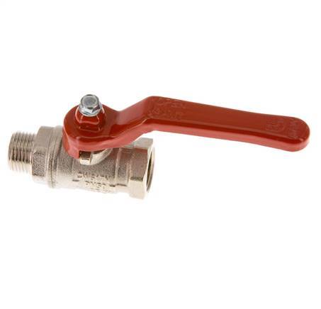 Male To Female G/G 3/8 inch Short Design 2-Way Brass Ball Valve