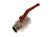 Male To Female G/G 1-1/2 inch Short Design 2-Way Brass Ball Valve