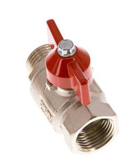 Male To Female G/G 1/2 inch Butterfly Handle Short Design 2-Way Brass Ball Valve