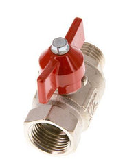 Male To Female G/G 1/2 inch Butterfly Handle Short Design 2-Way Brass Ball Valve