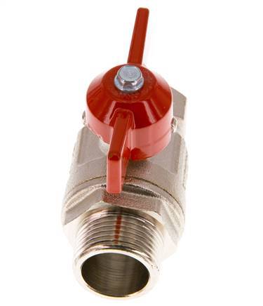 Male To Female G/G 3/4 inch Butterfly Handle Short Design 2-Way Brass Ball Valve