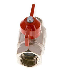Male To Female G/G 3/4 inch Butterfly Handle Short Design 2-Way Brass Ball Valve
