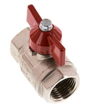 G 1/2 inch Butterfly Handle Compact 2-Way Brass Ball Valve