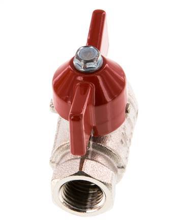 G 1/4 inch Butterfly Handle Compact 2-Way Brass Ball Valve