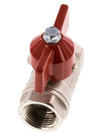 G 3/8 inch Butterfly Handle Compact 2-Way Brass Ball Valve