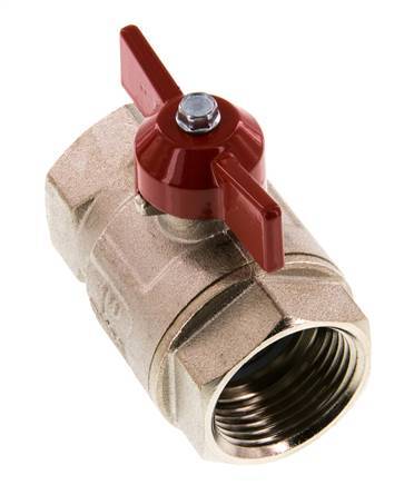G 1 inch Butterfly Handle Compact 2-Way Brass Ball Valve