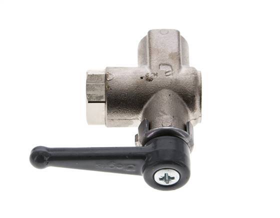 G 1/4 Inch 2-Way Right Angle Brass Ball Valve