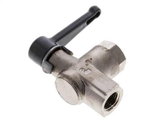 G 1/4 Inch 2-Way Right Angle Brass Ball Valve