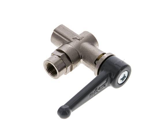 G 1/8 Inch 2-Way Right Angle Brass Ball Valve
