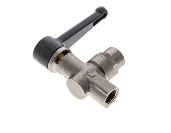 G 1/8 Inch 2-Way Right Angle Brass Ball Valve