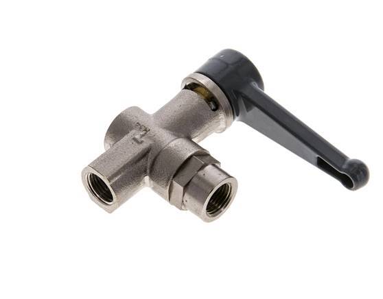 G 1/8 Inch 2-Way Right Angle Brass Ball Valve