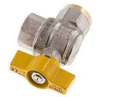 Rp 3/4 Inch Gas 2-Way Right Angle Brass Ball Valve