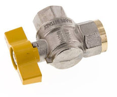 Rp 3/4 Inch Gas 2-Way Right Angle Brass Ball Valve