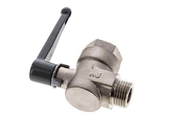 Male To Female G/G 1/2 Inch 2-Way Right Angle Brass Ball Valve