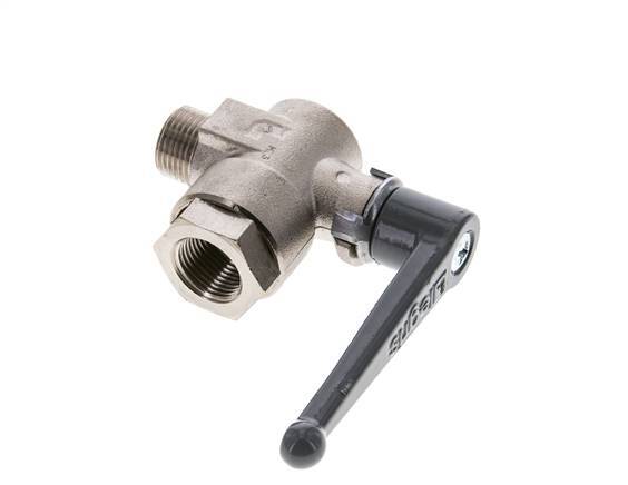 Male To Female G/G 3/8 Inch 2-Way Right Angle Brass Ball Valve