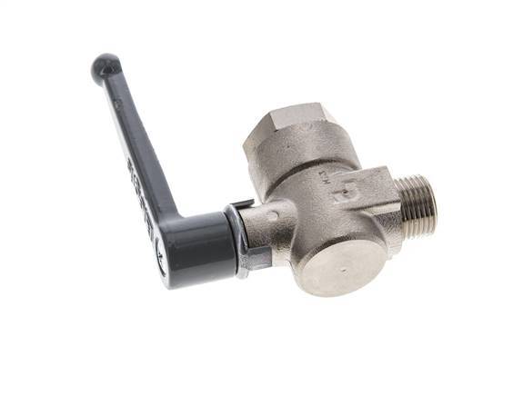 Male To Female G/G 3/8 Inch 2-Way Right Angle Brass Ball Valve