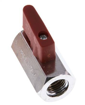 G 1/4 inch 2-Way Brass Mini Ball Valve 15 Bar