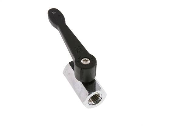 G 1/4 inch 2-Way Brass Mini Ball Valve Long Handle 15 Bar