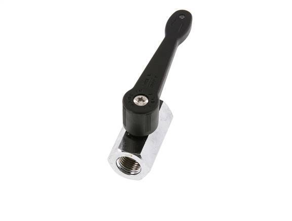 G 1/4 inch 2-Way Brass Mini Ball Valve Long Handle 15 Bar