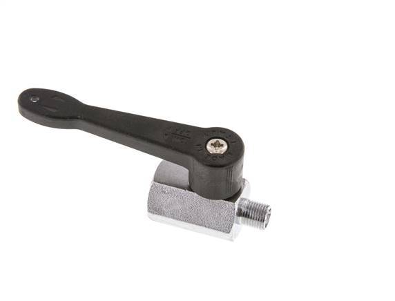 Male To Female G 1/8 inch 2-Way Brass Mini Ball Valve Long Handle 15 Bar