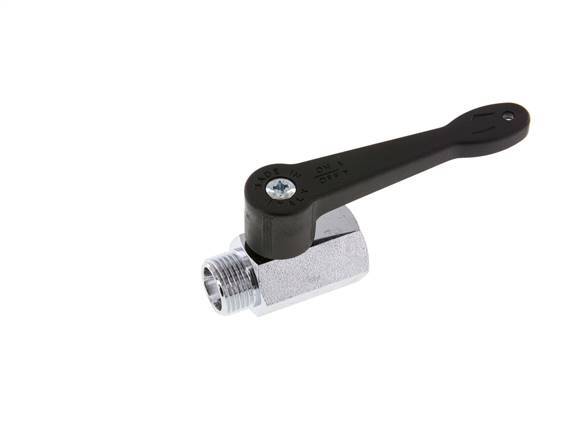 Male To Female G 3/8 inch 2-Way Brass Mini Ball Valve Long Handle 15 Bar