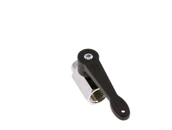 Male To Female G 3/8 inch 2-Way Brass Mini Ball Valve Long Handle 15 Bar